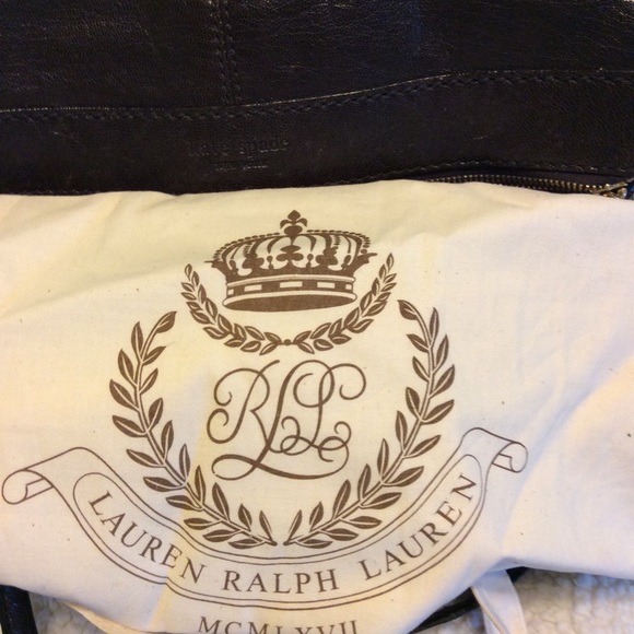 Lauren Ralph Lauren foldover bag. - Picture 3 of 11
